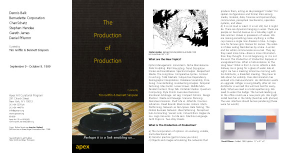 Production brochure